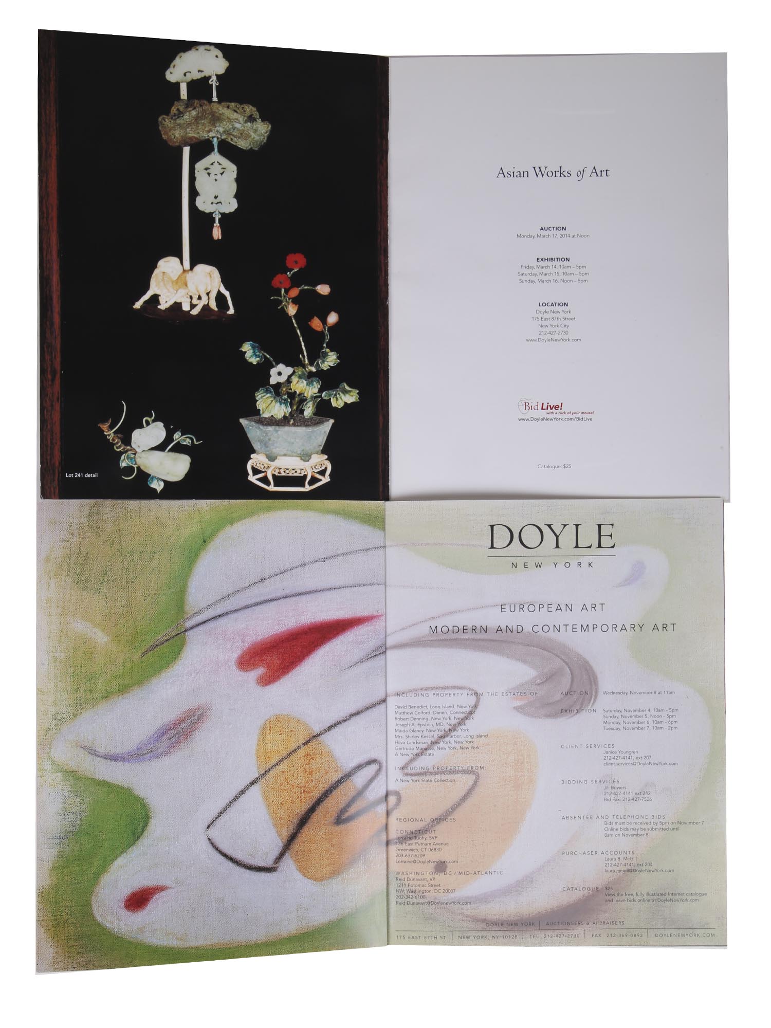 AUCTION CATALOGS FOR ART AND COLLECTIBLES DOYLE PIC-10